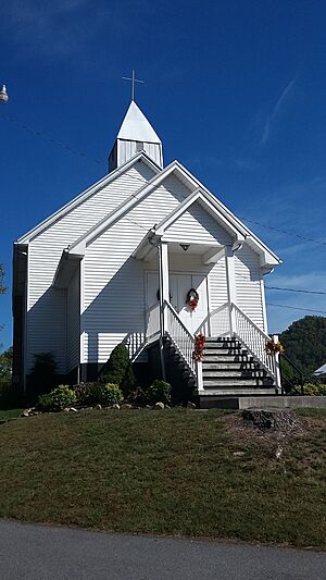 Mount Vernon United Methodist Church at Maces Springs, Virginia now Hiltons, Virginia