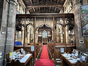 Nave and chancel of St Mary's, Market Drayton
