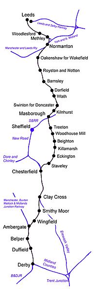 North Midland Railway (connectivity map, 2008)