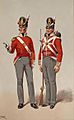 Officer and Private, 40th Foot, 1815