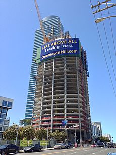One Rincon Hill, North Tower, under construction