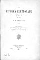 Orlando, Vittorio Emanuele – Riforma elettorale, 1883 – BEIC 15760918