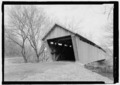 Perspective, due north. - Bennett's Mill Bridge, Spanning Tygart's Creek, East Tygart's Creek Road (CR 1215), Lynn, Greenup County, KY HAER KY-49-1