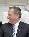 President Ronald Reagan and Károly Grósz (cropped)