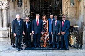 President Trump and First Lady Melania Trump Meet with Caribbean Leaders (47391413372)