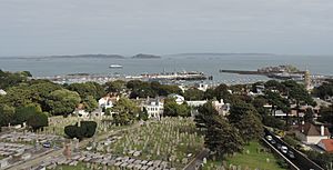 Saint Peter Port from Victoria Tower