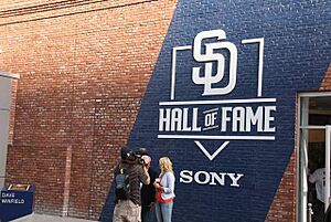 San Diego Padres Hall of Fame sign