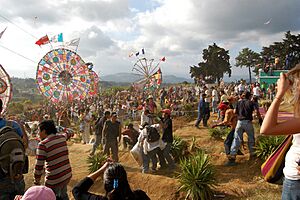 Santiago Sacatepequez Kite Festival