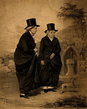 Sarah Ponsonby and Lady Eleanor Butler, known as the the Ladies of Llangollen Wellcome V0007359