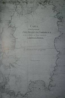 Sardegna - Mappa - Torri costiere