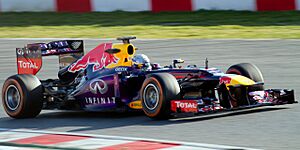 Sebastian Vettel 2013 Catalonia test (19-22 Feb) Day 2