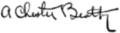 Signature of Alfred Chester Beatty