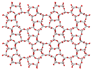 Silicalite MFI framework