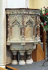 St John the Evangelist, Stratheden Road, Blackheath - Pulpit - geograph.org.uk - 4177777