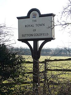 Sutton Coldfield Town Sign, Watford Gap A5127 - geograph.org.uk - 823552