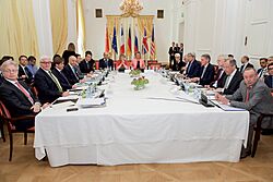 The P5+1 and E.U. Ministers Met for the First Time Collectively on July 6 in the Palais Coburg Concert Call