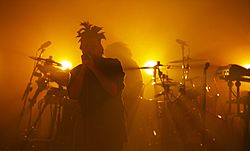 The Weeknd at Massey Hall October 17, 2013 amber lighting
