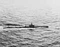 USS Torsk underway February 1945