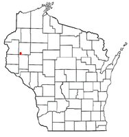 Location of Vance Creek, Wisconsin