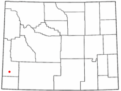 Location of Etna, Wyoming
