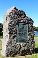 Washington Crossing State Park, NJ history plaque