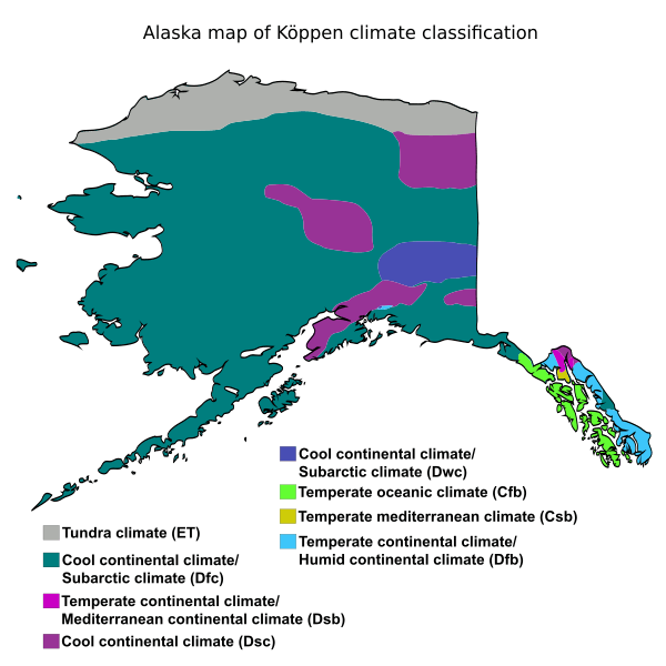 Geography of Alaska Facts for Kids