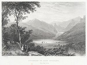 Approach To Llyn Gwynant, from Capel Curig