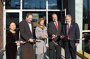 Opening of the Auburndale library branch in 2010