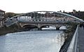 Baracaldo - Puente sobre el rio Galindo