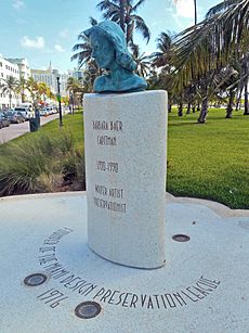 Barbara Capitman Monument Miami Beach