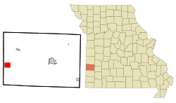 Location of Mindenmines, Missouri