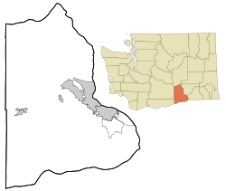 Berrian, Washington is located in Benton County, Washington