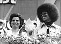 Bundesarchiv Bild 183-M0804-0757, Berlin, 10. Weltfestspiel, Demonstration, Angela Davis, Walentina Tereschkowa