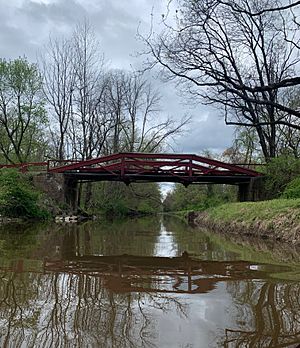 Camelback Bridge, Pennsylvania Canal (Delaware Division), May 2020