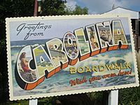 Carolina Boardwalk sign