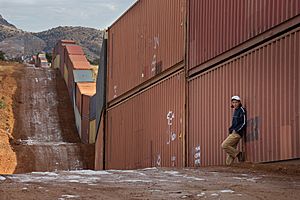 Cochise County Shipping Container Wall 2022