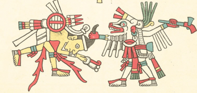 Codex Fejervary Mayer page 38 detail