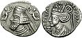Coin of the Parthian king Phraataces and of Musa