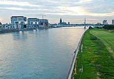 Cologne (Köln) Rhine River view