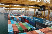 Container handling at Colombo Port