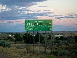 Colorado City sign