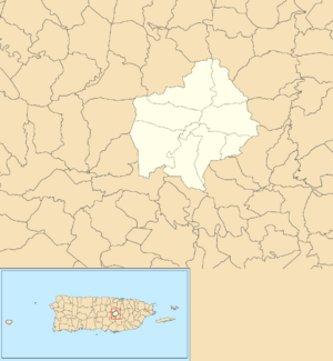 Comerío, Puerto Rico locator map