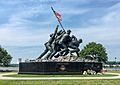 Copy of Marine Corps War Memorial (Iwo Jima flag raising) in Fall River Massachusetts