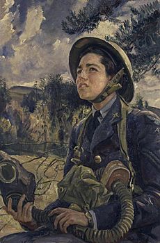 Corporal J.D.M Pearson, GC, WAAF (1940) (Art. IWM ART LD 626)