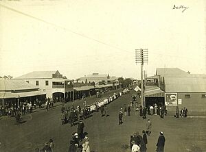 Dalby main street ca. 1915