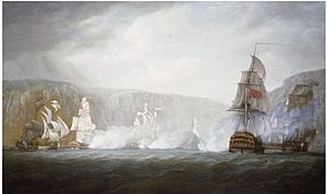 Defeat of the Dutch Fleet off Egero, 22 August 1795.jpg