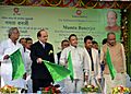 Dinesh Trivedi flagged off the Sealdah-Puri Duranto Express and Sealdah-Barrackpur EMU Local train at Barrackpur Station in West Bengal. The Minister of State for Urban Development