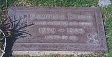 Dominique Dunne headstone