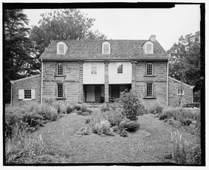 East elevation. - John Bartram House and Garden, House, 54th Street and Lindbergh Boulevard, Philadelphia, Philadelphia County, PA HALS PA-1-A-6