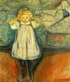 Edvard Munch - Death and the Child (1899), Kunsthalle Bremen